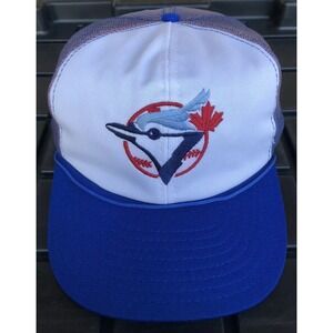 Vintage 90s Toronto Blue Jays Twins Enterprise Snapback Hat Cap MLB Mesh Trucker